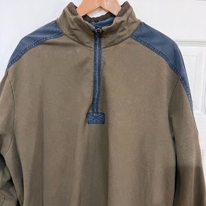 Talbots vintage mens zip sweater xxl